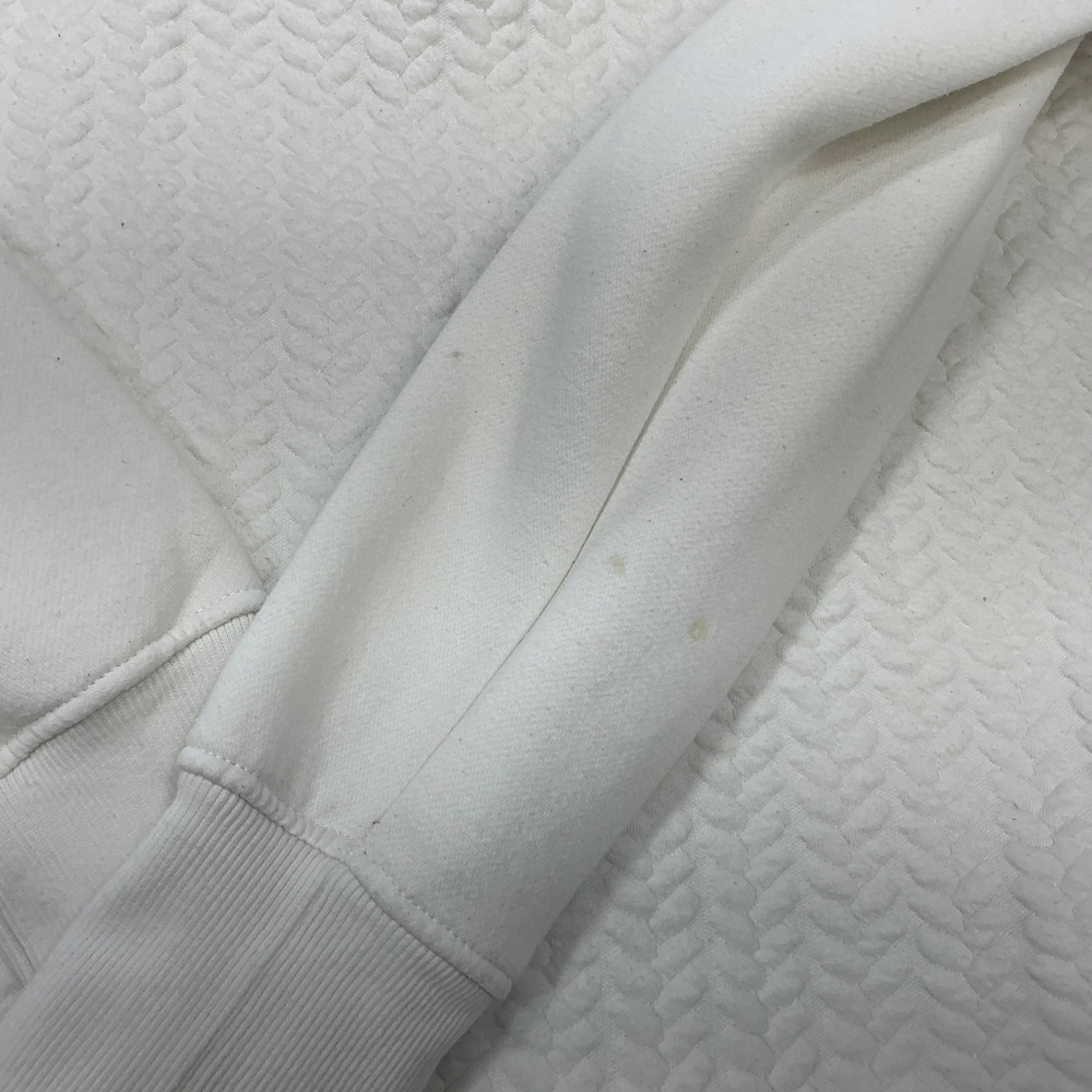 Pressbox Nebraska Cornhuskers White Quilted Quarter Zip Pullover Womens 2XL‎ - Picture 9 of 10